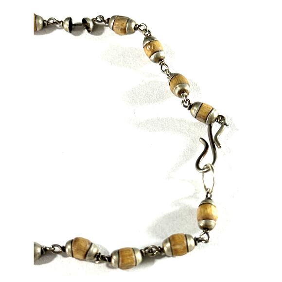 Medjugorje Virgin Mary Necklace Wood Beads Catholic Pendant from Apparition Site - Picture 7 of 7